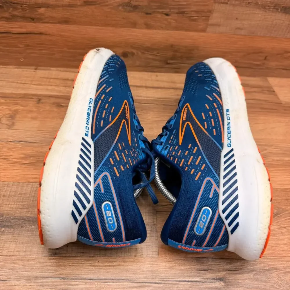 Brooks Glycerin 20 men size 11 Blue Blue Running Walking Shoes